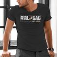 Dad Of Girl Est 2026 Baby Reveal First Father's Day Newborn Men's V-Neck T-Shirt