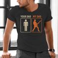 Your Dad My Dad Guitar Guitarist Rock Father's Day Men's V-Neck T-Shirt