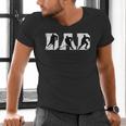 Dad Hockey Fathers Day Cool Sport Player Papa Dada Pops Men's V-Neck T-Shirt