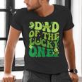 Dad Of The Lucky One Saint Patrick's Day Children Birthday Men's V-Neck T-Shirt Dad Of The Lucky One Saint Patrick's Day Children Birthday Men's V-Neck T-Shirt