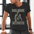 Dad Mode Activated Tactical Baby Carrier Military Father Men's V-Neck T-Shirt
