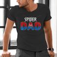 Dad And Mom Spider Family Matching Birthday Halloween Men's V-Neck T-Shirt
