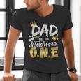 Dad Of The Notorious One Old School 1st Hip Hop Birthday Men's V-Neck T-Shirt