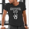 Dad Retro Distressed Grateful Dad Men's V-Neck T-Shirt Dad Retro Distressed Grateful Dad Men's V-Neck T-Shirt