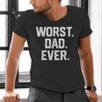 Dad Shirt – Worst Dad Ever Joke Tee Men's V-Neck T-Shirt