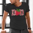 Dad Strawberry Birthday Men's V-Neck T-Shirt