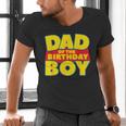 Dad Of The Toy Birthday Boy Story Theme B-Day Men's V-Neck T-Shirt