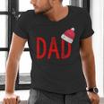 Dad Xmas PJs Christmas Pajamas And Xmas PJ Family Shirt Men's V-Neck T-Shirt