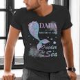 Dada Dad 1st Birthday Mermaid Oneder The Sea Family Matching Men's V-Neck T-Shirt