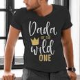 Dada Of The Wild One Shirt 1st Birthday First Thing Dad Tee Men's V-Neck T-Shirt