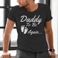 Daddy To Be Again Soon To Be Dad Shirt Men's V-Neck T-Shirt