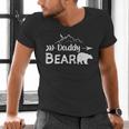 Daddy Bear Shirt Matching Family Mama Papa Bear Camping Men's V-Neck T-Shirt