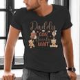 Daddy Can Bearly Wait Bear Gender Neutral Boy Baby Shower Men's V-Neck T-Shirt