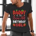 Daddy Of The Berry First Birthday Of Girl Strawberry Men's V-Neck T-Shirt Daddy Of The Berry First Birthday Of Girl Strawberry Men's V-Neck T-Shirt
