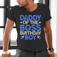 Daddy Of The Boss Birthday Party Outfit Like A Boss Daddy Men's V-Neck T-Shirt