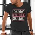 Daddy Daughter Squad Fathers Day Matching Dad And Daughter Men's V-Neck T-Shirt