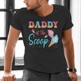 Daddy Of The Scoop Ice Cream Gender Reveal Baby Shower Men's V-Neck T-Shirt