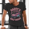 Daddy's Golf Buddy Cute Family Golfer Sport Fan Tee Matching Men's V-Neck T-Shirt