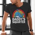 Daddy's Lil Squirter Cute Embarrassing Woman Men's V-Neck T-Shirt