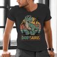 DaddysaurusRex Dinosaur Daddy Saurus Family Matching Dad Men's V-Neck T-Shirt DaddysaurusRex Dinosaur Daddy Saurus Family Matching Dad Men's V-Neck T-Shirt