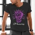 My Dads Fight Is My Fight Immune ITP Awareness Men's V-Neck T-Shirt