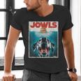 Dalmatian Jowls Cute Paws Spot Dog Mom Top Dog Dad Men's V-Neck T-Shirt