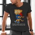 Daniel And Dad Tiger Dark Shirt Men's V-Neck T-Shirt