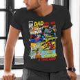 DC Comics Father's Day Justice League Dad Attributes Men's V-Neck T-Shirt