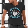 Dentist Hygienist Dental Graduation Holy Molar I Did It Men's V-Neck T-Shirt