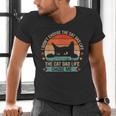 I Didn't Choose The Cat Dad Life The Cat Dad Life Chose Me Men's V-Neck T-Shirt