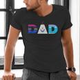Disney Frozen Elsa Anna Olaf Dad Father's Day Birthday Men's V-Neck T-Shirt