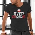 Doctor Of Education Over Educated EdD Doctorate Graduation Men's V-Neck T-Shirt