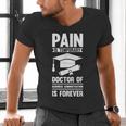 Doctorate Is Forever- Graduation Achievement DBA Doctorate Men's V-Neck T-Shirt