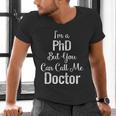 For Doctors PhD Graduation Tee Men's V-Neck T-Shirt