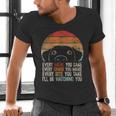 Dog Lover Dog Humor Dog Mom Dog Dad Men's V-Neck T-Shirt