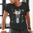 Donkey Nurse RN ER Nursing School Graduation Men's V-Neck T-Shirt