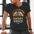 Don't Make Me Use My Daddy Voice Gay Bear Pride Men's V-Neck T-Shirt