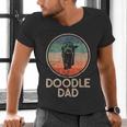 Doodle Dog Vintage Doodle Dad Small Men's V-Neck T-Shirt