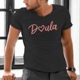 Doula Shirt Tee Heart Midwife Childbirth Graduation Men's V-Neck T-Shirt