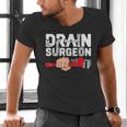 Drain Surgeon Plumber Job Professional Dad Men Men's V-Neck T-Shirt Drain Surgeon Plumber Job Professional Dad Men Men's V-Neck T-Shirt