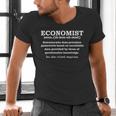 Economist Definition Economics Graduate Graduation Men's V-Neck T-Shirt