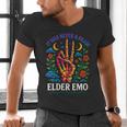 Elder Emo Nostalgia Skeleton Hand Men's V-Neck T-Shirt