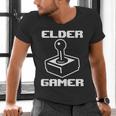 Elder Gamer Retro Video Game Nostalgia Old Gamer Men's V-Neck T-Shirt Elder Gamer Retro Video Game Nostalgia Old Gamer Men's V-Neck T-Shirt