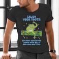 Enjoy Adulthood Comes With Bills Nostalgia Regret Men's V-Neck T-Shirt