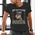 Every Snack You Make Miniature Schnauzer Dog Mom Dad Men's V-Neck T-Shirt Every Snack You Make Miniature Schnauzer Dog Mom Dad Men's V-Neck T-Shirt