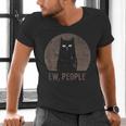 Ew People Introvert Cat Meow Cat Lover Men Women Kids Men's V-Neck T-Shirt Ew People Introvert Cat Meow Cat Lover Men Women Kids Men's V-Neck T-Shirt