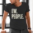 EW People Introvert Sarcastic Graphic Style Men's V-Neck T-Shirt EW People Introvert Sarcastic Graphic Style Men's V-Neck T-Shirt