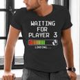 Expectant Dad To Be Gamer Pregnancy Announcement Player 3 Men's V-Neck T-Shirt