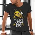Family Bee Shirts Dad Daddy First Bee Day Outfit Birthday Men's V-Neck T-Shirt