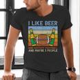 I Like Fantasy Football 3 People Draft Party Dad Men Men's V-Neck T-Shirt I Like Fantasy Football 3 People Draft Party Dad Men Men's V-Neck T-Shirt